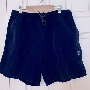NWT ALLBIRDS Natural run short merino wool blend navy blue size M or L 7”inseam